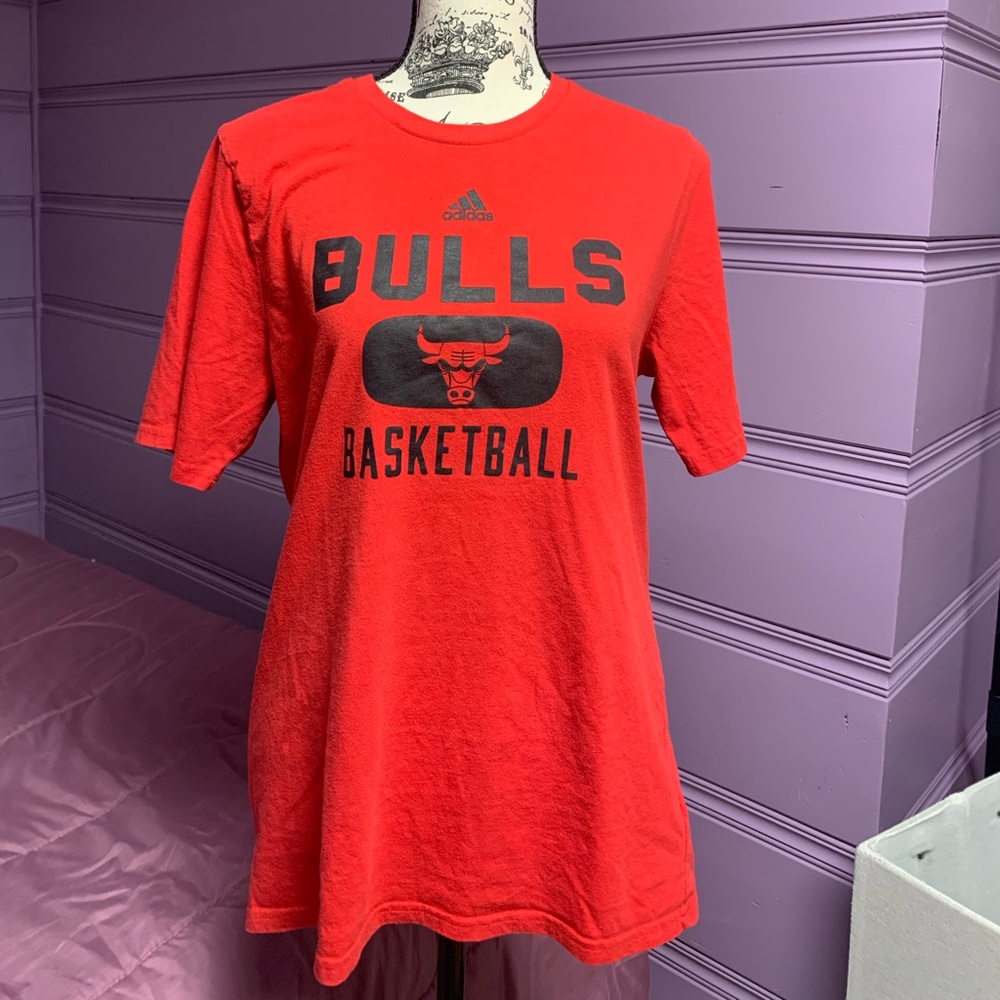Adidas Boys Chicago Bulls Basketball Shirt